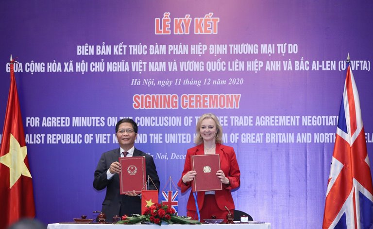 Hiệp định UKVFTA sẽ có hiệu lực từ 1/5